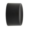 Kirsch 1" Designer Metals Fitz Finial, Black finish