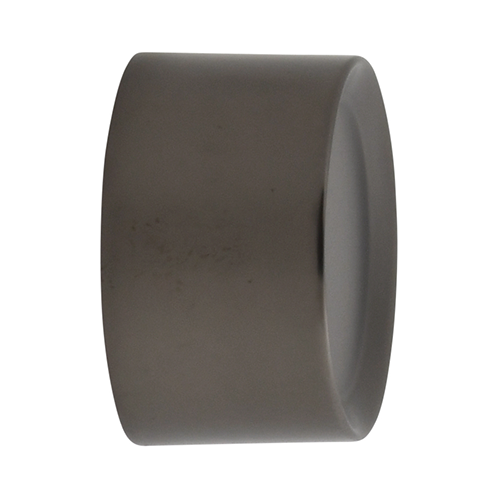 Kirsch 1" Designer Metals Fitz Finial, Gunmetal finish