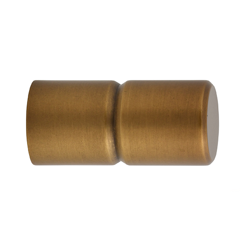 Kirsch 1" Designer Metals Gavin Finial, Gilded Bronze finish