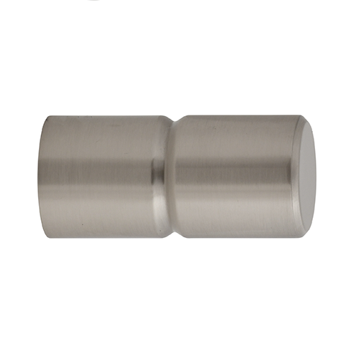 Kirsch 1" Designer Metals Gavin Finial, Satin Nickel finish