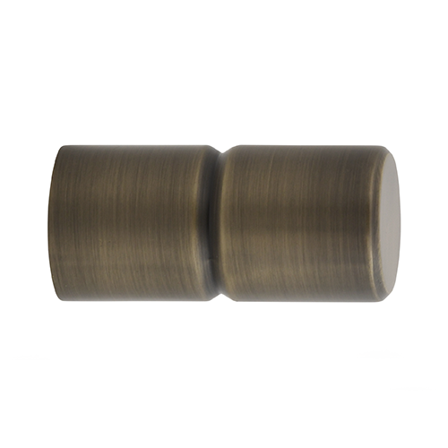 Kirsch 1" Designer Metals Gavin Finial, Elegant Brass finish