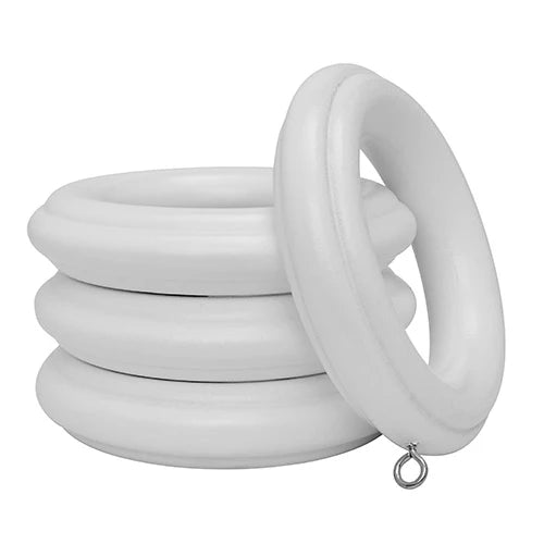 Kirsch Wood Trends Classics Rings For 2" Pole White- Pack of 4