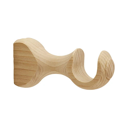 Kirsch 1 3/8" Wood Trends 4 1/4" Return Bracket- Sold Individually- Unfinished