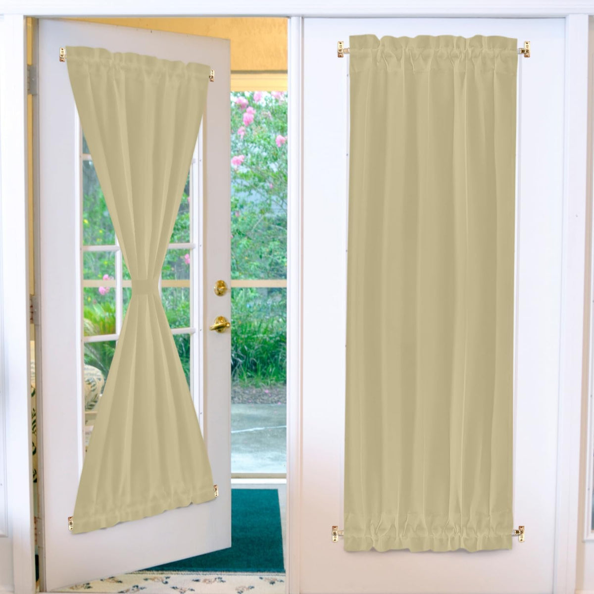 Swivel End Sash Curtain Rods 5/16-Inch 2 Rods per Pack 21 to 38-Inches