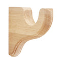 Kirsch Unfinished Wood  Bracket 3 1/2" Return for 2" Pole- Sold Individually