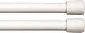 Kenney Strafford 7/16" Spring Tension Rod, 8-11", White