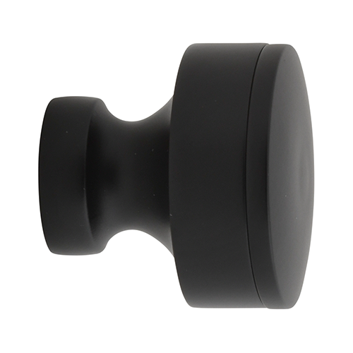 Kirsch 1" Designer Metals Maxwell Finial, Black finish