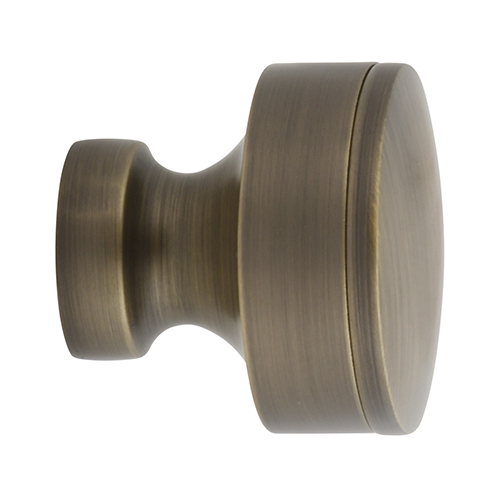 Kirsch 1" Designer Metals Maxwell Finial, Elegant Brass finish