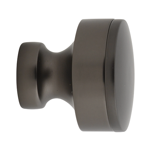 Kirsch 1" Designer Metals Maxwell Finial, Gunmetal finish