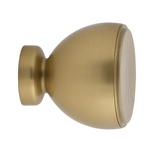 Kirsch 1" Designer Metals Milo Finial, Brushed Bronze finish