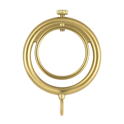 Kirsch 1" Designer Metals Ring Lock, Brushed Bronze finish