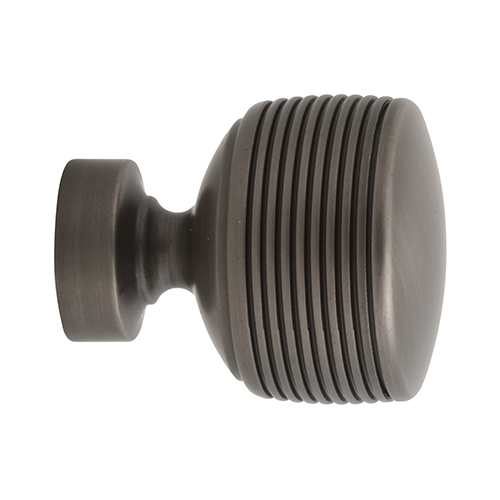 Kirsch 1" Designer Metals Soren Finial, Antique Silver finish