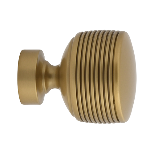 Kirsch 1" Designer Metals Soren Finial, Brushed Bronze finish