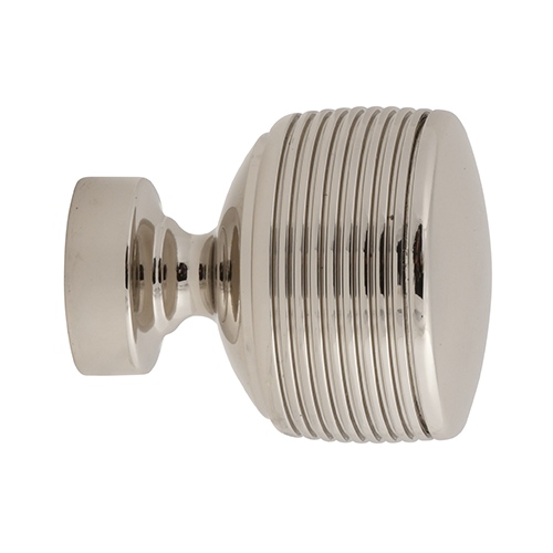 Kirsch 1" Designer Metals Soren Finial, Polished Nickel finish