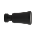 Kirsch 1" Designer Metals Turin Finial, Black finish
