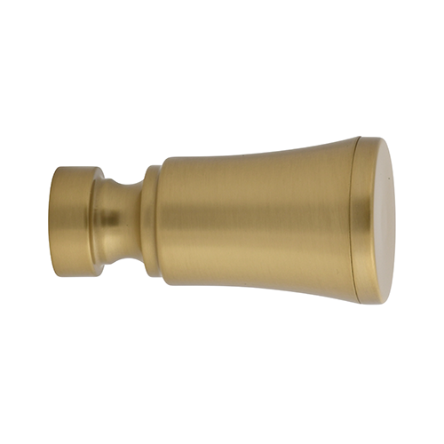 Kirsch 1" Designer Metals Turin Finial, Brushed Bronze finish