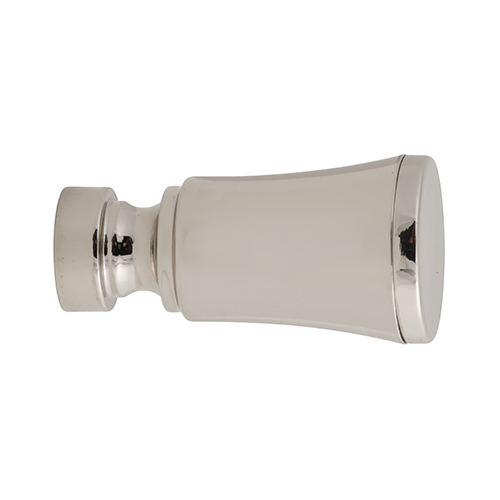 Kirsch 1" Designer Metals Turin Finial, Polished Nickel finish