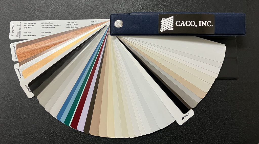 Bravada Select 1/2" Micro Aluminum Blinds — Cordless — color fan