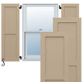 Bravada EnduraCore Composite Flat Panel Exterior Shutters, 9x18 Primed