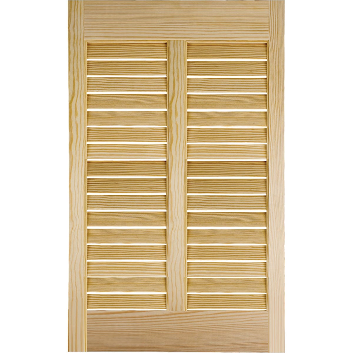 Authentic Wood Bahama Shutters - 1 Vertical Mullion