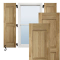 AmeriCraft Real Wood Raised Panel Exterior Shutters