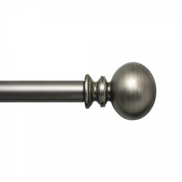 Bravada Select Ball Decorative Rods with Finials and Brackets 5/8 inch Metal 